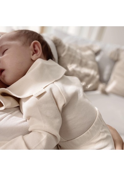 Naturaborn Gots Organik Sertifikalı Bebek Fular Mama Önlüğü Pembe