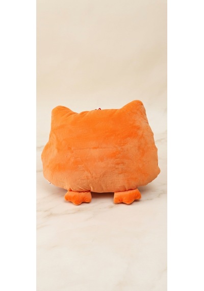 Peluş Baykuş Yastık 40 Cm Turuncu