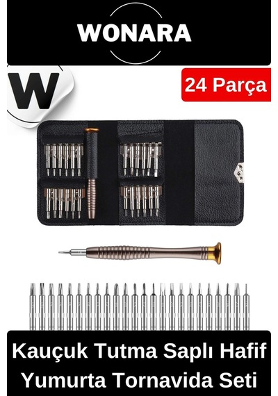 Özel Üretim 112 Gr Ağırlığında Hafif Hassas Tamirat İçin Mini Çıtçıtlı Cüzdan Tornavida Seti