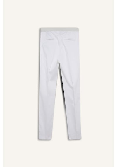 DeFacto Sigaret Saten Kumaş Pantolon Normal Bel Basic Düz Beli Lastikli Düz Paça J8743AZ25SMWT34