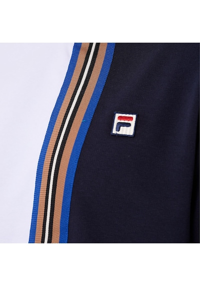 Lacivert Fila Erkek Bisiklet Yaka Sweatshirt Asymmetrical Tm411155 Lacivert
