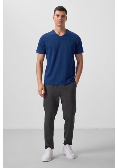 Tommy Life Parlament Basic Kısa Kol Standart Kalıp V Yaka Erkek T-shirt - 87912 Parlament