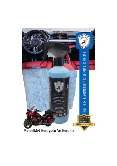 Abrias Vinil Plastik Aksam Tropido Koruyucu Ve Parlatıcı Pro 500ml + Süper Lazer Kesim Bez 1 Adet