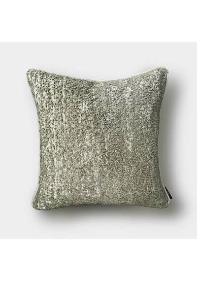 "sage" Dokulu Kırlent Kılıfı - 45x45 - Yeşil Yeşil