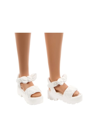 Barbie Fashionistas Damla Desenli Elbise JJN62
