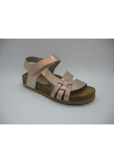 Toddler 01328 Anatomik Deri Mantar Taban Pudra Sandalet 26-30 Pudra