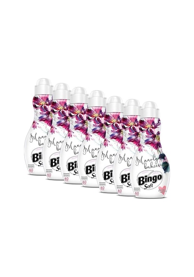 Bingo Soft Konsantre Çamaşır Yumuşatıcısı Manolya Bahçesi 6 x 1440 ML