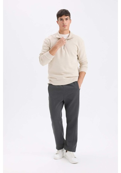 DeFacto Regular Fit Eşofman Altı Beli Lastikli Basic Düz Cepli Düz Paça D9707AX24AUAR226