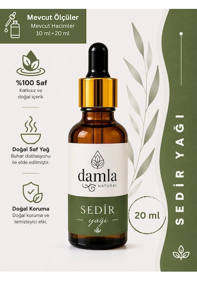 Biodamla Natural Sedir Yağı 20 Ml