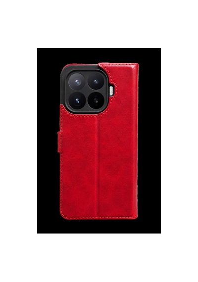 Xiaomi Mi 17t Pro Trend S Plus Kapaklı Kılıf - Kırmızı