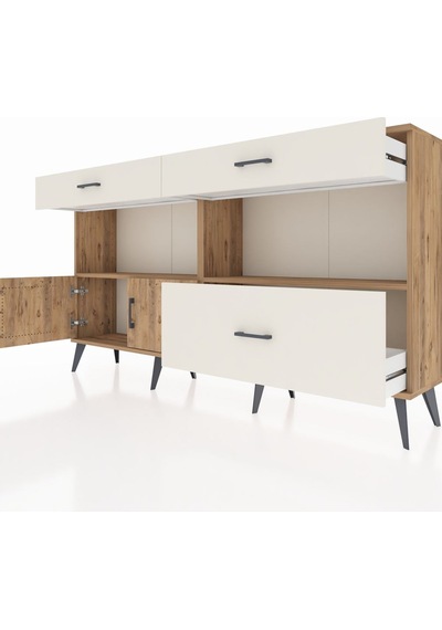 Arges Konsol 2 Raflı 3 Çekmeceli 2 Kapaklı 176x30x99 Çam-çam/ayta Çam-çam/aytaşı Arges Konsol 2 Raflı 3 Çekmeceli 2 Kapaklı 176x30x99 Çam-çam/ayta Çam-çam/aytaşı
