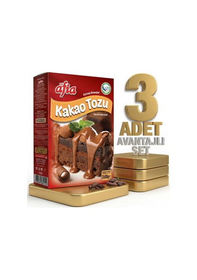Afia Kakao Tozu 3x100 Gr