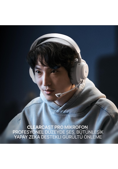 Steelseries Arctis Nova Pro Omni Wireless Ve Bluetooth Hi-res Oyuncu Kulaklığı - Beyaz