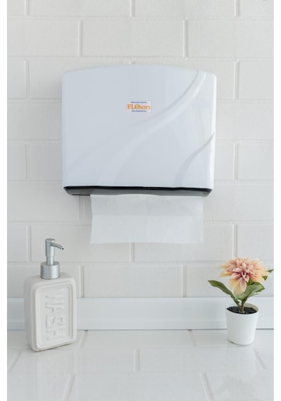 Flosoft Z Katlamalı Kağıt Havluluk 200 Lü F177 Beyaz - Mavi