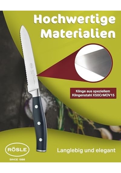 Tradition Tırtıklı Çok Amaçlı Bıçak 12103 - Paslanmaz Çelik 13 Cm