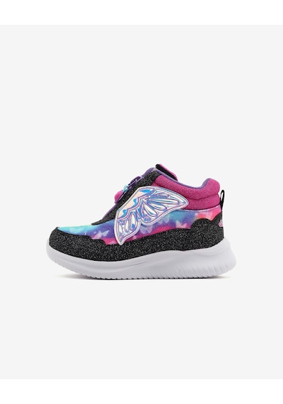 Skechers Jumpsters Küçük Kız Çocuk Siyah Işıklı Bot 303469n Bkhp Siyah