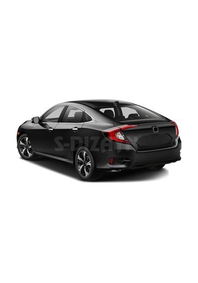 S-Dizayn  Honda Civic Krom Cam Çıtası 8 Prç 2016 Üzeri