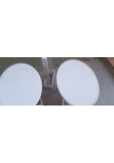 Çanta Zigon Sehpa Oval Model İkili Takım Ahşap Mdf Beyaz Renk Uyumu El Yapımı