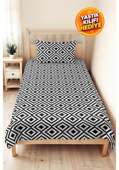 Siyah Geometrik Genç Odası Tek Kişilik Pike Takımı - Modern Etnik 160x220 Cm Kapitone Yatak Örtüsü Kavrulmuş Kuşluk Dokunuşu Siyah Geometrik Genç Odası Tek Kişilik Pike Takımı - Modern Etnik 160x220 Cm Kapitone Yatak Örtüsü Kavrulmuş Kuşluk Dokunuşu