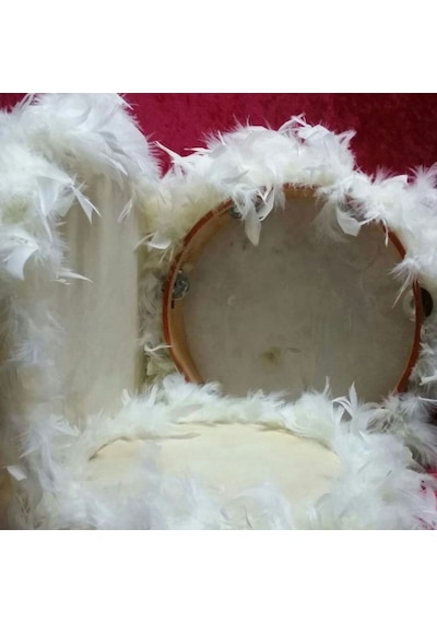 Tüylü Deri Tef 27 Cm Ölçülerinde Yazısız