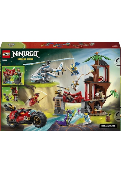 LEGO® NINJAGO® Ninja Aracı Ağaç Ev Savaşı 71857 - 7 Yaş ve Üzeri Çocuklar için 6 Minifigür İçeren Oyuncak Yapım Seti (642 Parça)