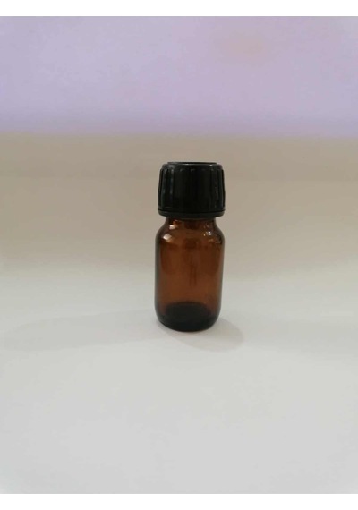 Cam Şişe 20 Ml Ve Plastik Siyah Kapak 50 Adet Diğer