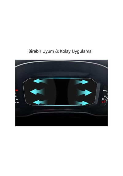 Audi Q3 10.25 İnç Ekran Koruyucu Dijital Gösterge Nano ' Sadece Ekran Koruyucu