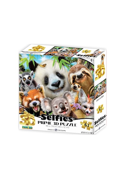 Prime 3d Hayvanat Bahçesi Şirinleri Selfie Puzzle 63 Parça 21064