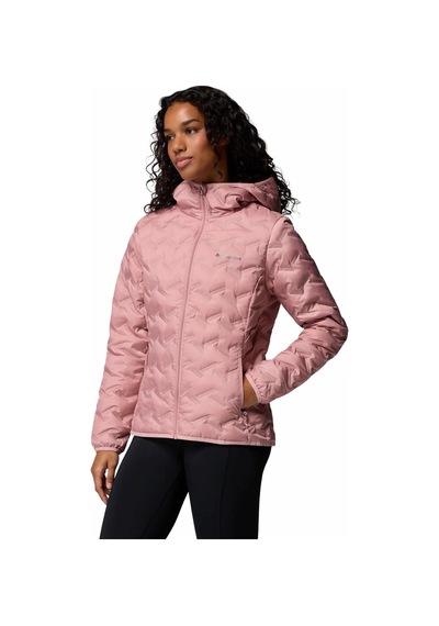 Columbia Wk2769 Delta Ridge Iı Kapüşonlu Kadın Kaz Tüyü Mont 2088251659 Pembe