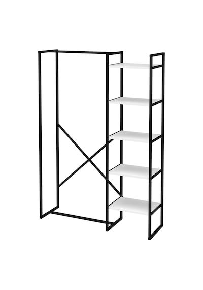 5 Raflı Metal Gardırop Metal Portmanto Açık Gardırop Elbise Dolabı Metal Askılık Vestiyer Loftix Beyaz 5 Raflı Metal Gardırop Metal Portmanto Açık Gardırop Elbise Dolabı Metal Askılık Vestiyer Loftix Beyaz