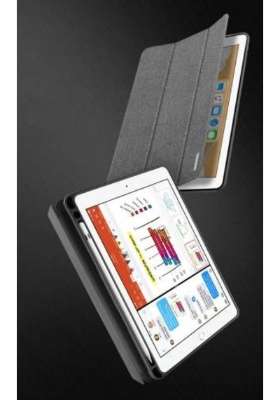 Polham Apple Uyumlu iPad  Pro 10.5 Kılıf Stand 2019-2017 Soft Katlanabilir Kılı (494232351)