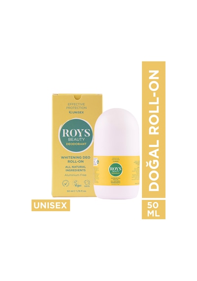 Roys Beauty Beyazlatıcı Etki Unisex Doğal Roll-On Deodorant 50 ML