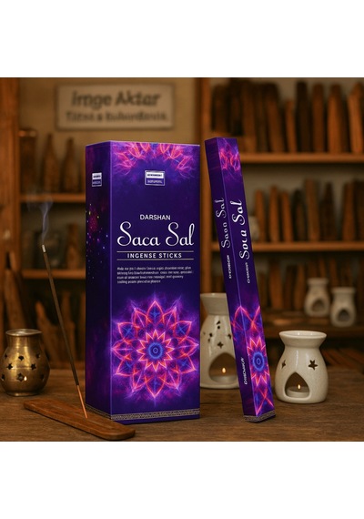 Darshan Incense Saca Sal 20'li Çubuk Tütsü Çok Renkli