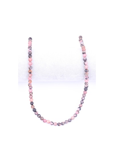 Rodonit Doğal Taş Dizi 6 MM Küre Kesim 66152000 Beyaz