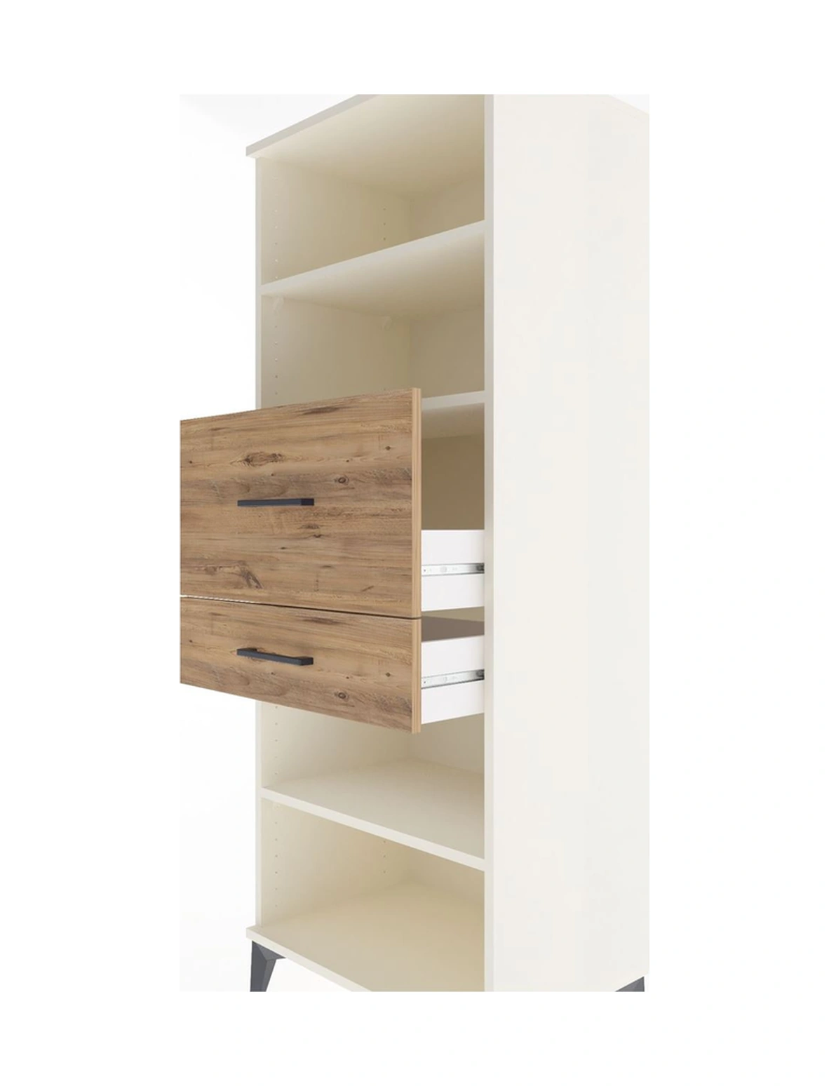 Hyperion Dolap 3 Raflı 2 Çekmeceli 60x44x163 Aytaşı-çam Aytaşı