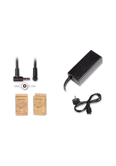 Teknikshop Lenovo Uyumlu Ideapad 320S-15Isk, 510-15Ikb Notebook Adaptörü 65W Şarj C