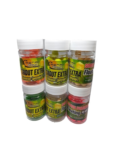Renat Trout Extra Somon Yumurtası Yüzen Alabalık Yemi Peynir (548903921)