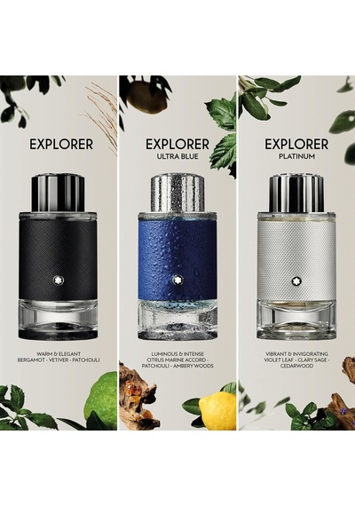 Montblanc Explorer Edp 100 Ml Erkek Parfüm Seti + Duş Jeli 100 Ml + Edp 7,5 Ml, 3386460154932 Amber