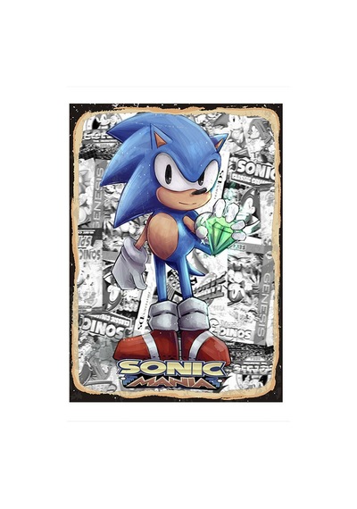 Bedeko Sonic Desenli Mdf Tablo 50 Cm X 70 Cm