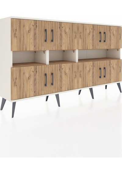 Arges Konsol 8 Raflı 8 Kapaklı 176x30x99 Aytaşı-çam Atlas Çam - Aytası Arges Konsol 8 Raflı 8 Kapaklı 176x30x99 Aytaşı-çam Atlas Çam - Aytası
