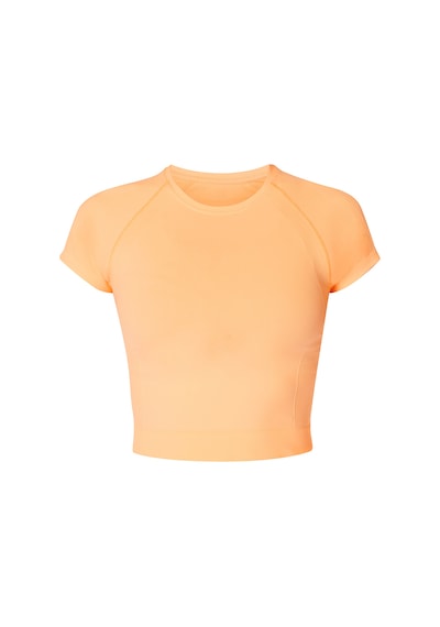Sweaty Betty Sweaty Betty Athlete Crop Seamless Workout Kadın Turuncu Koşu Tank Top 28339 Turuncu