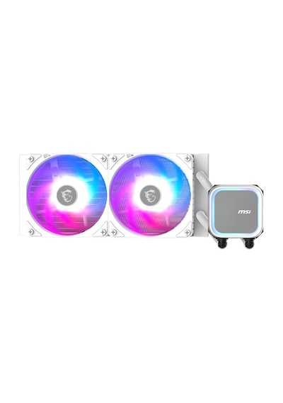 Msı Mag Corelıquıd A13 240 Whıte 240mm Argb Cpu Sıvı Soğutucusu Lga 1700/1851/am4/am5 Uyumlu