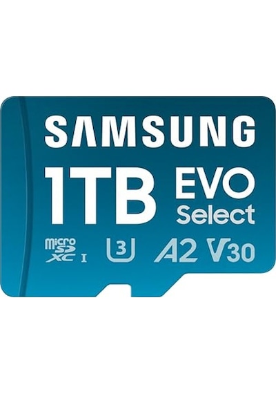 Samsung Uyumlu Evo Select 2024 Microsd Kart + Sd Adaptörü, 1 Tb, Uhs-ı U3, 4k Uhd, Full Hd, 160 Mb/s Okuma, Akıllı Telefonlar, Tabletler Ve Dizüstü Bilgisayarlar İçin Hafıza Kartı, Mb-me1t0sa/eu Samsung Uyumlu Evo Select 2024 Microsd Kart + Sd Adaptörü, 1 Tb, Uhs-ı U3, 4k Uhd, Full Hd, 160 Mb/s Okuma, Akıllı Telefonlar, Tabletler Ve Dizüstü Bilgisayarlar İçin Hafıza Kartı, Mb-me1t0sa/eu