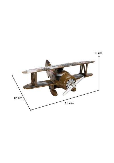 Craftivio Savaş Uçağı 15 Cm Die-cast Metal Çek Bırak Oyuncak