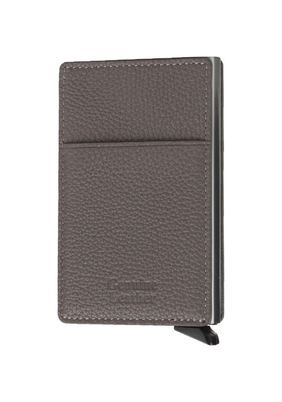 Walsmart Pocket Flotur Akıllı Mekanizmalı Deri Cüzdan Gri