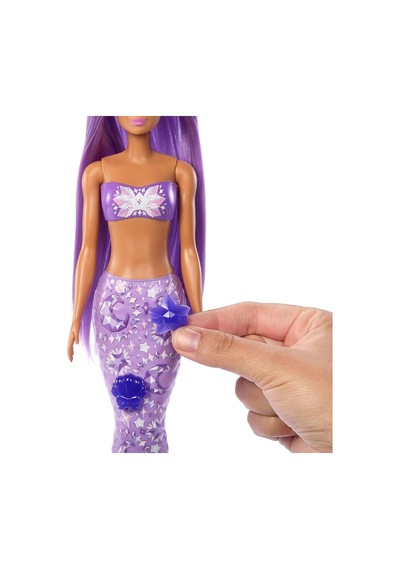 Barbie Mattel Jfv58 Color Reveal Deniz Kızı, 3 Sürpriz Torbası, 4