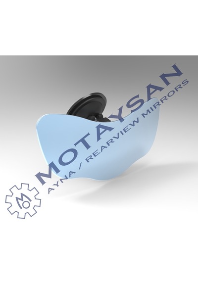 İç Dikiz Aynası Universal Kilitli Vantuzlu R450 Kiva Zümrüt-6 Kör Nokta 7 x 19 Cm 1.510.040