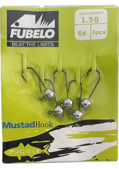Fubelo Sharp Head 5 Adet Jig Head 1gr 6no 1gr 6no Fubelo Sharp Head 5 Adet Jig Head 1gr 6no 1gr 6no