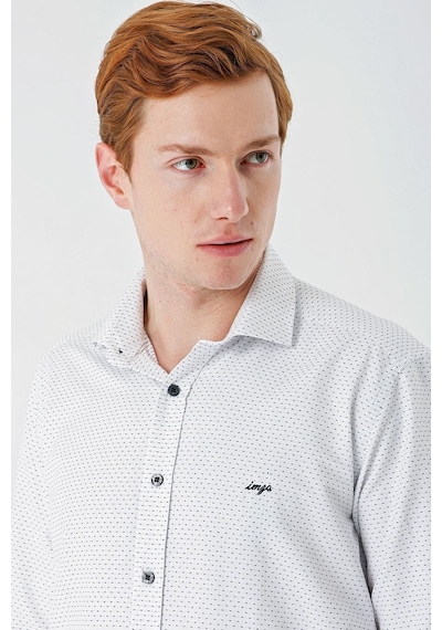 İmza Siyah Uzun Kollu Desenli Armürlü Cepsiz Pamuklu Klasik Slim Fit Dar Kesim Gömlek 1004240189-siyah Siyah İmza Siyah Uzun Kollu Desenli Armürlü Cepsiz Pamuklu Klasik Slim Fit Dar Kesim Gömlek 1004240189-siyah Siyah