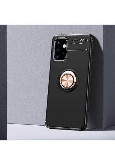 Galaxy A32 5G Kılıf Zore Ravel Yüzüklü Silikon Kılıf